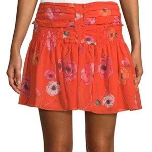 Camilla & Marc Red Mini Skirt